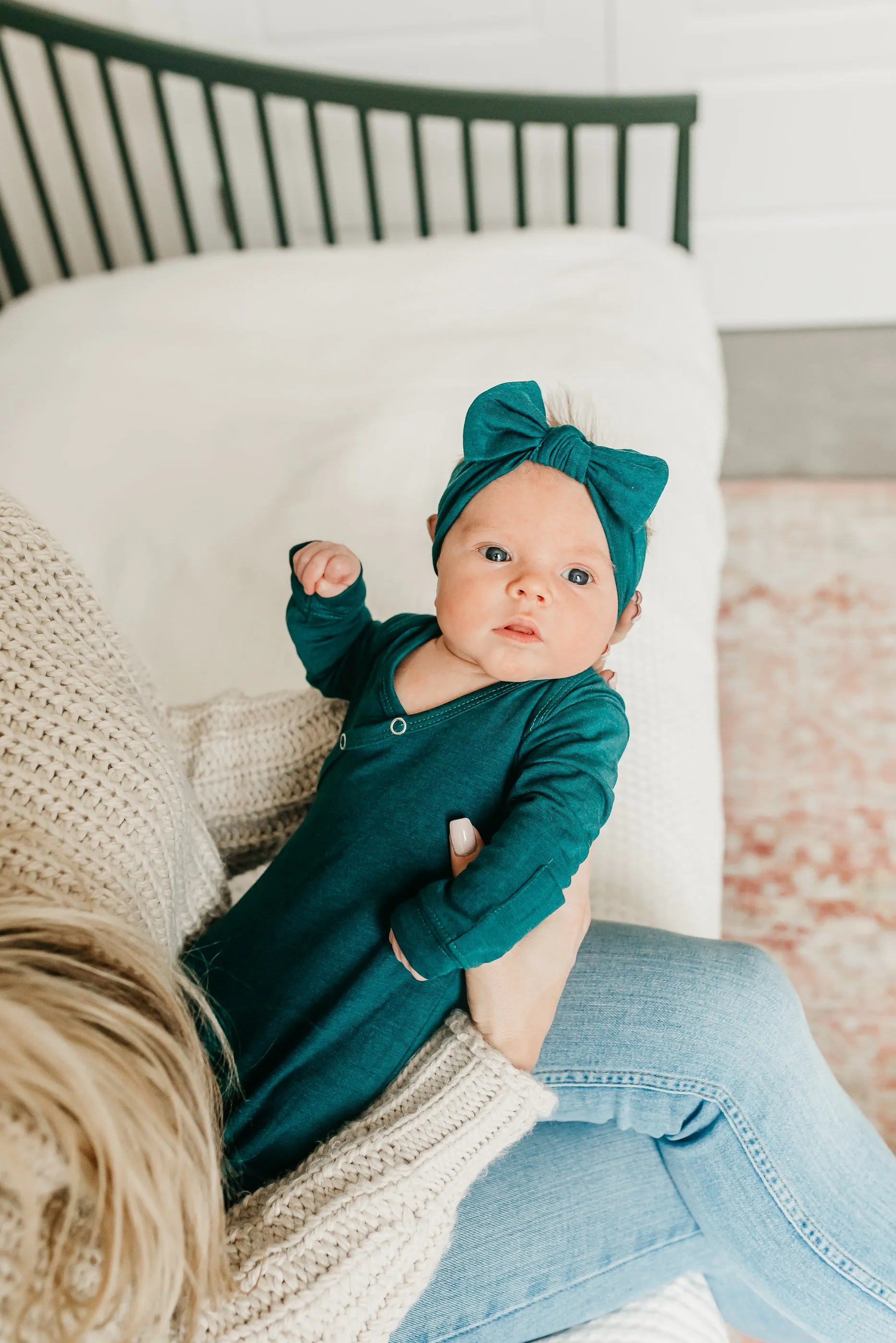 Knit Headband Bow - Jaspar