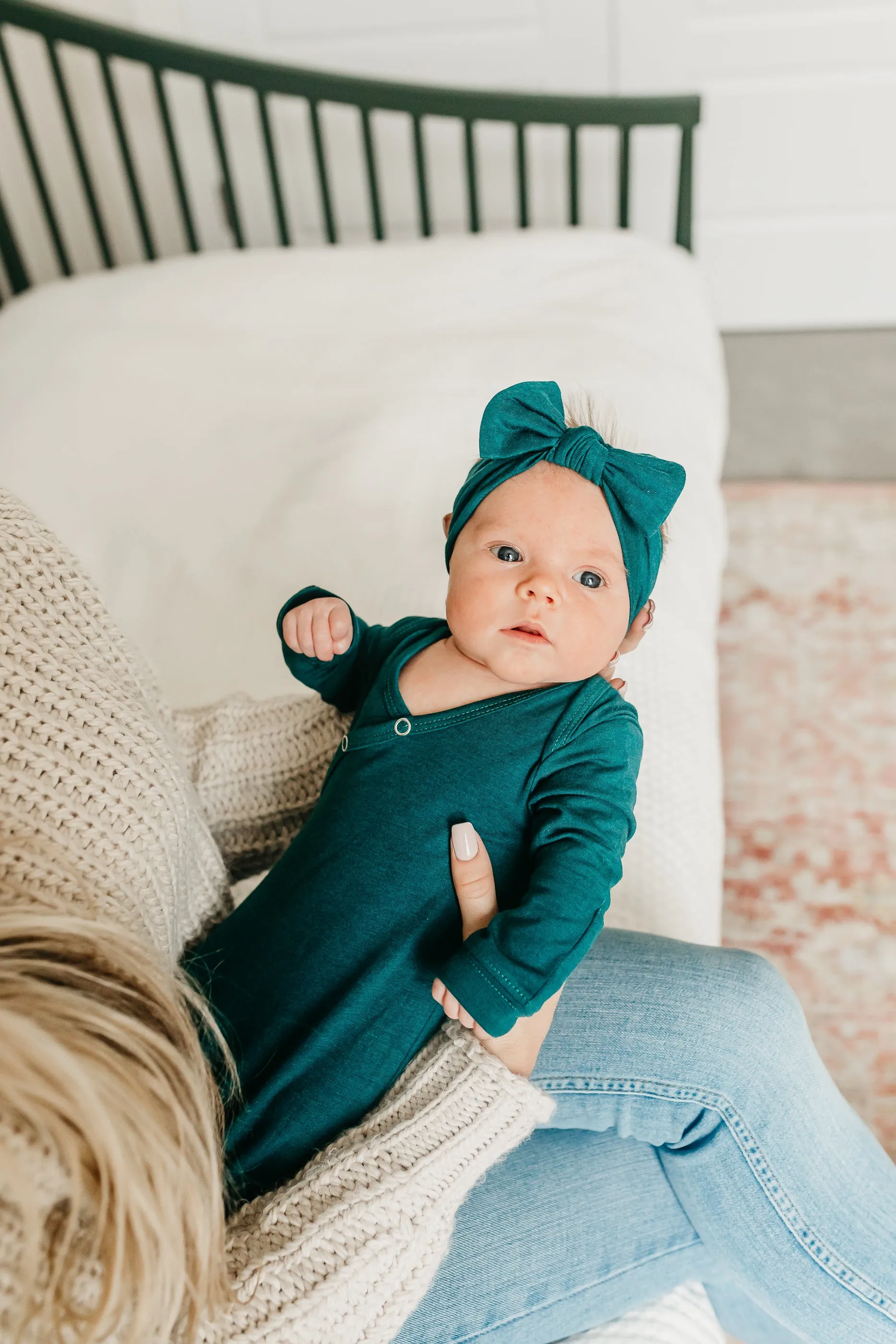 Knit Headband Bow - Jaspar
