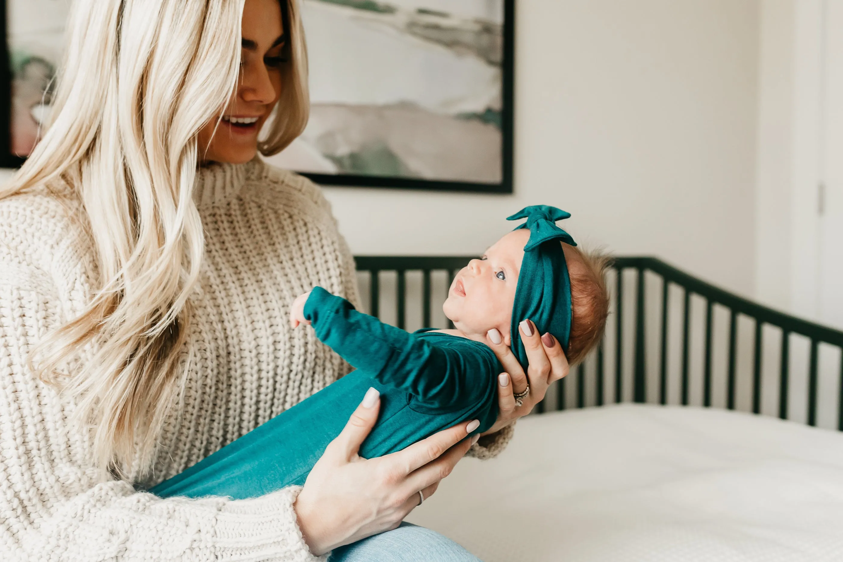 Knit Headband Bow - Jaspar