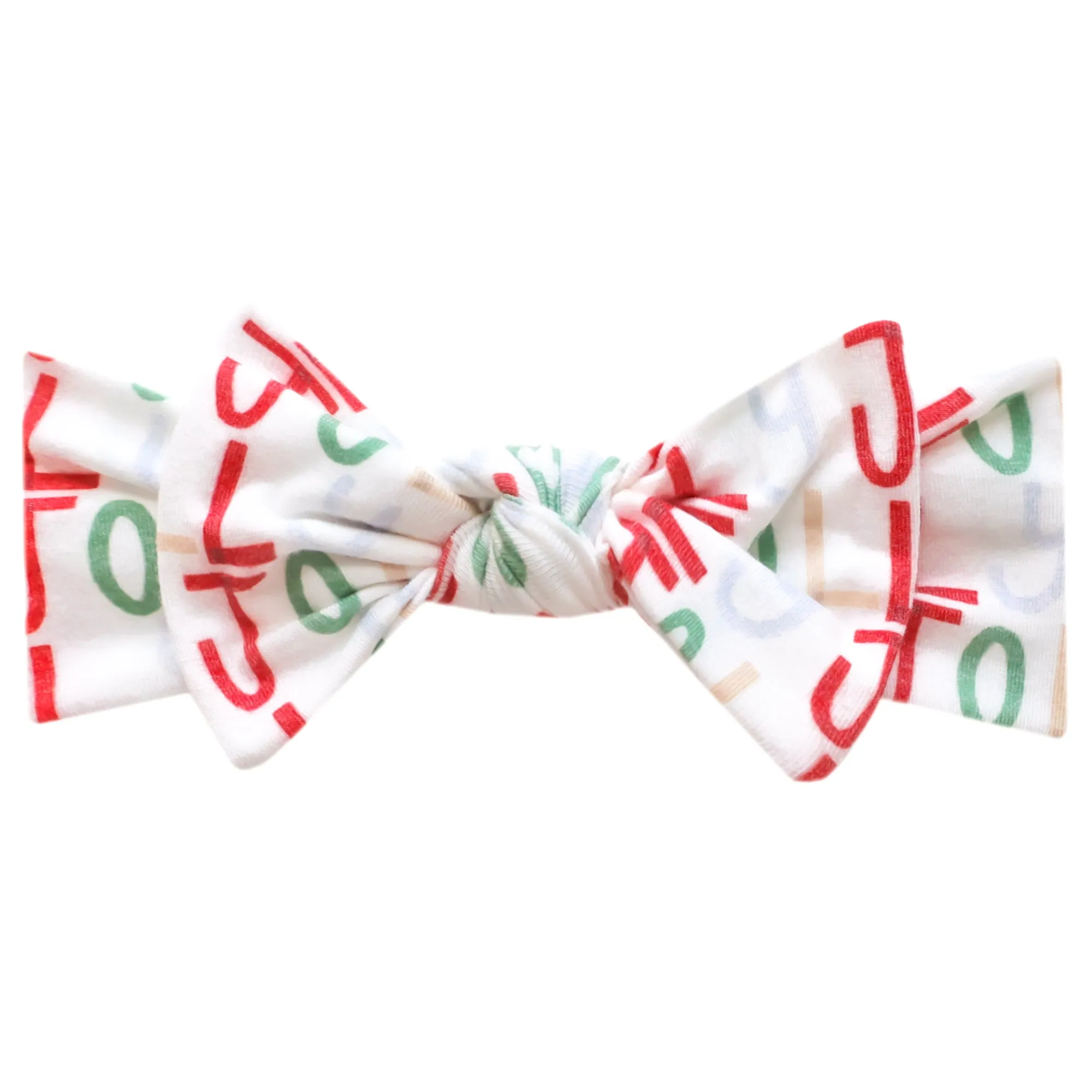 Knit Headband Bow - Jolly