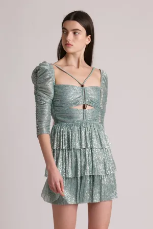 Liberty Short Dress With Cut Out