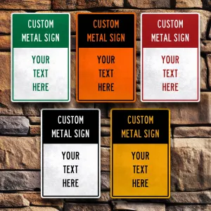 Metal Parking Sign