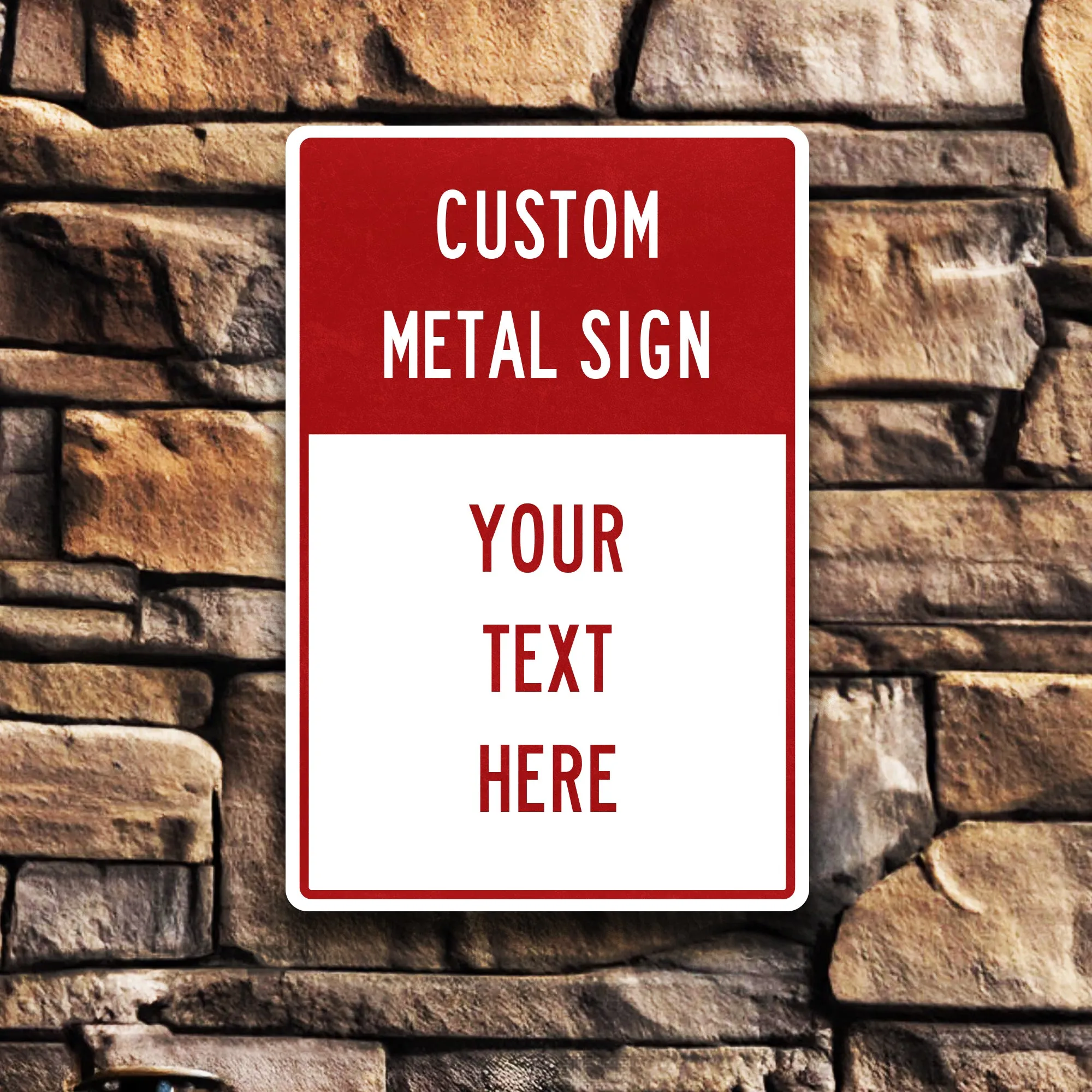 Metal Parking Sign
