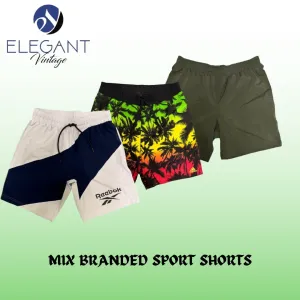 Mix Branded Sport Shorts - 22 Pieces