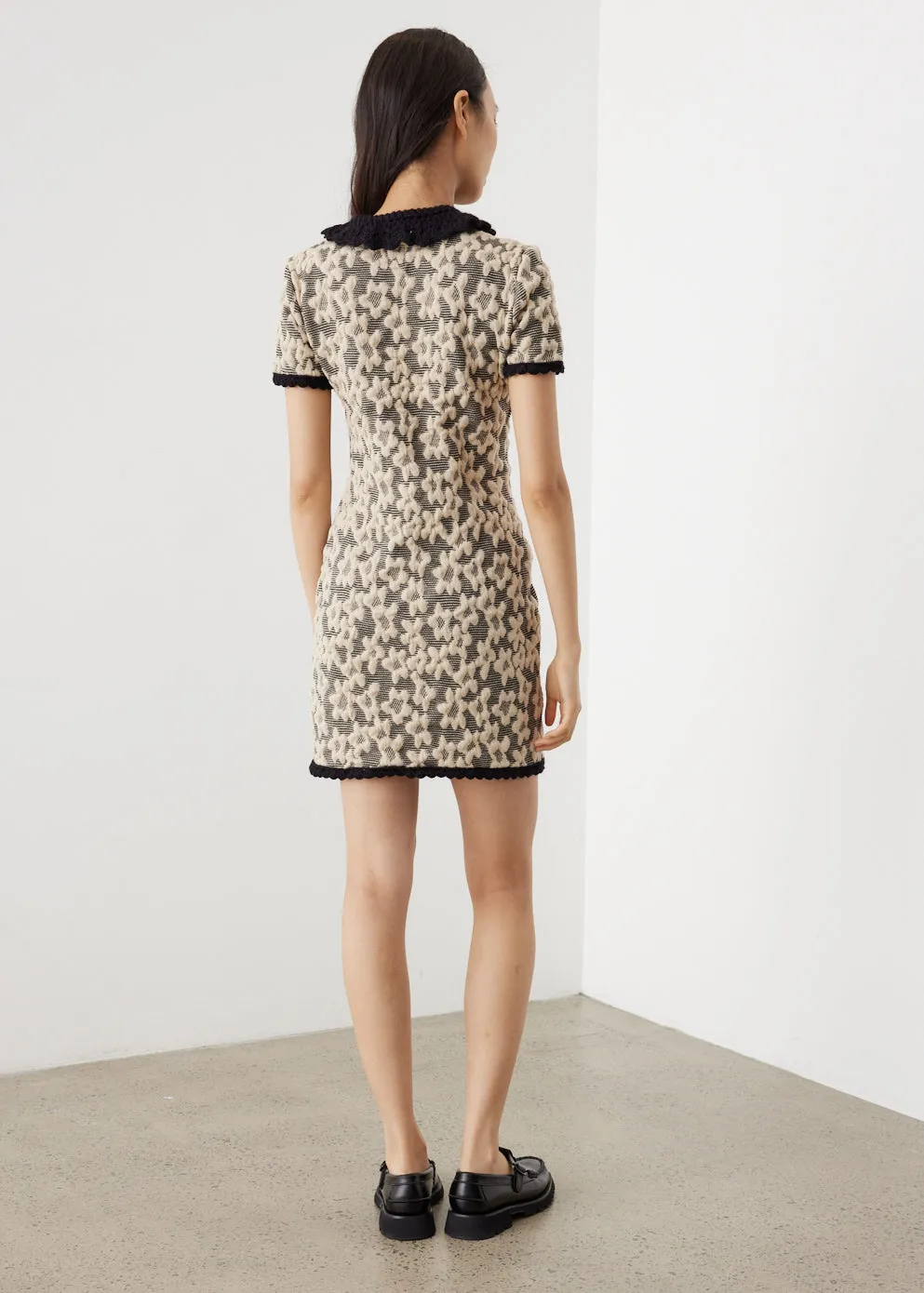 Nana Jacquard Floral Dress