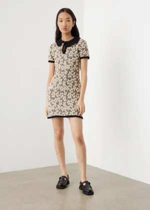 Nana Jacquard Floral Dress