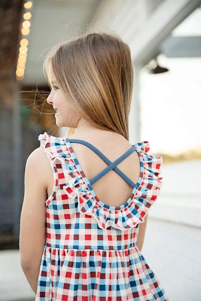 OLD GLORY TWIRL DRESS