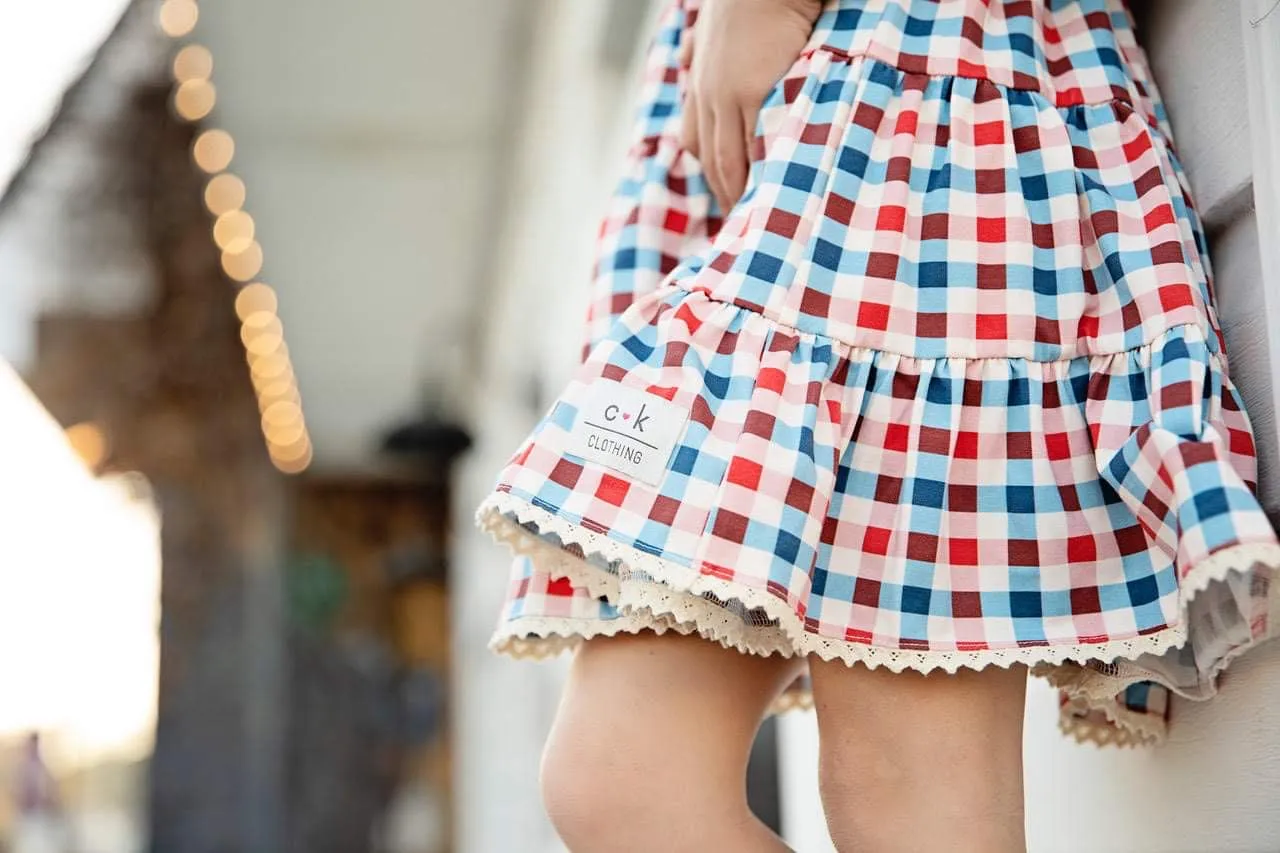 OLD GLORY TWIRL DRESS