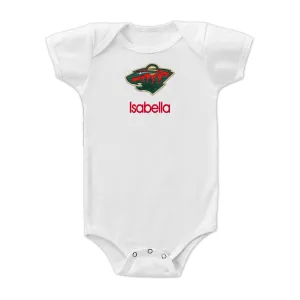 Personalized Minnesota Wild Bodysuit