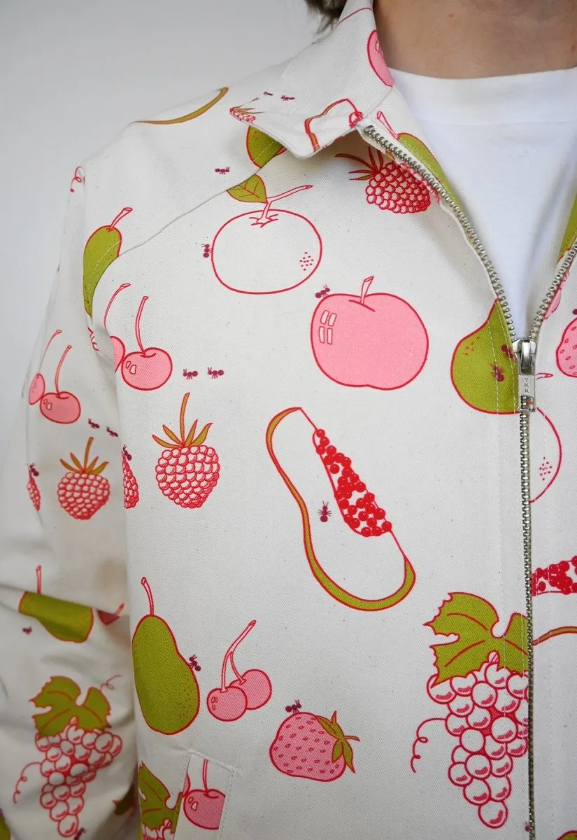 "All Over Fruit" print Jacket