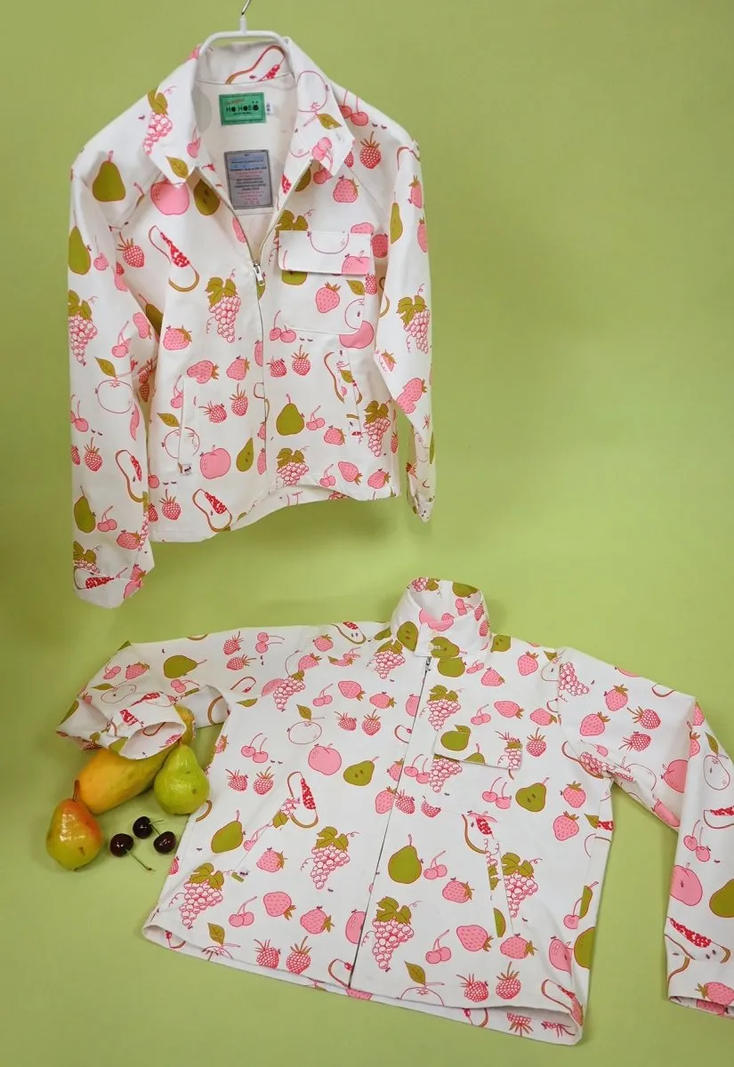 "All Over Fruit" print Jacket