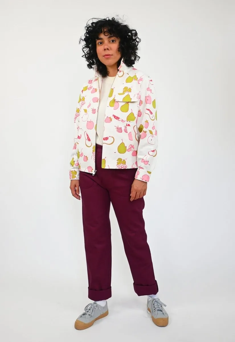 "All Over Fruit" print Jacket