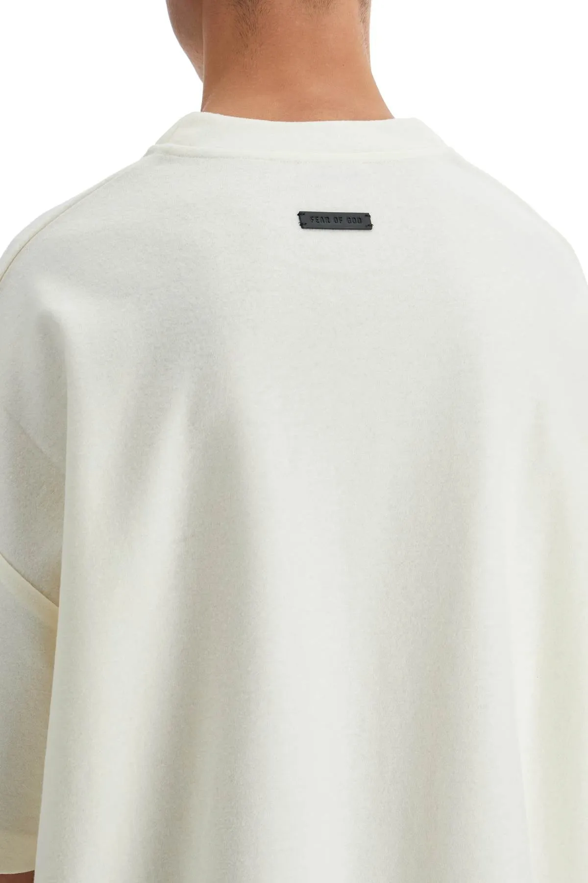 "oversized merino wool FG24FW50 1015BWJ CREAM