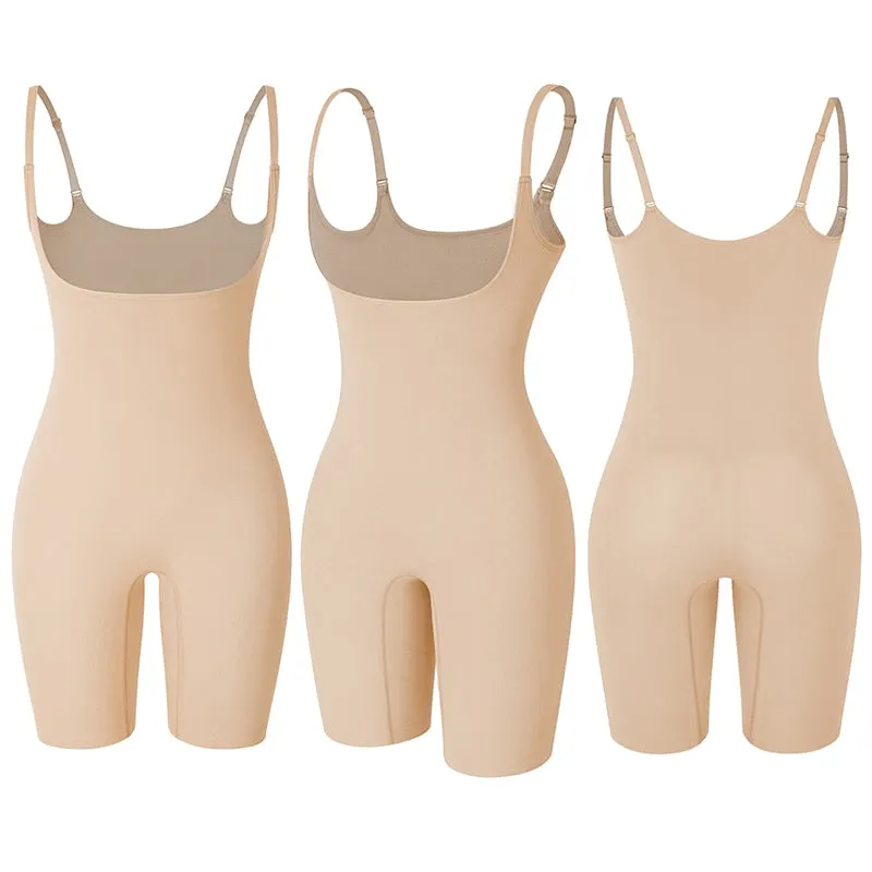 "Second Skin" Seamless Open Bust Shaping Bodysuit