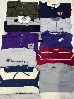Ralph Lauren, Old Navy, Nike, Champion, Harley-Davidson.