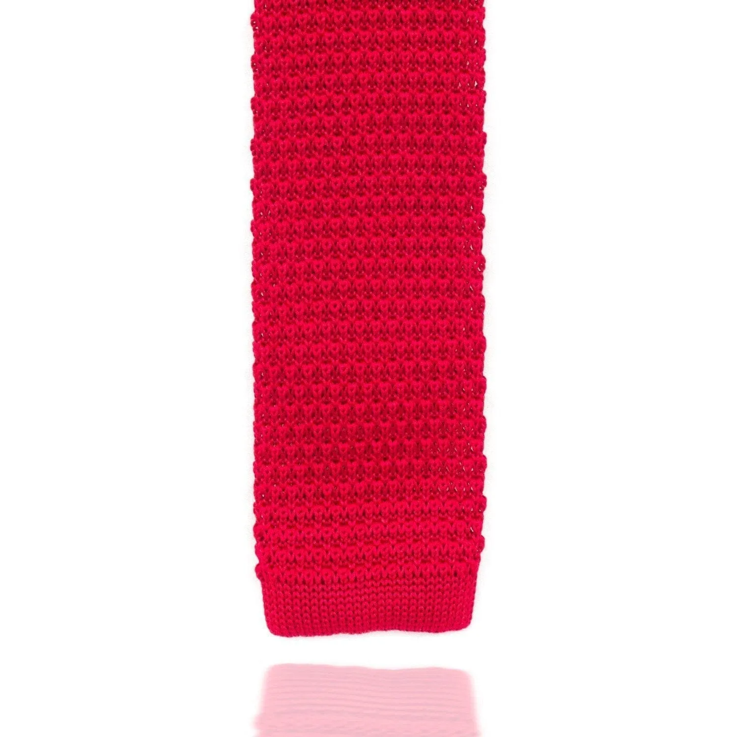 Red Knitted Tie