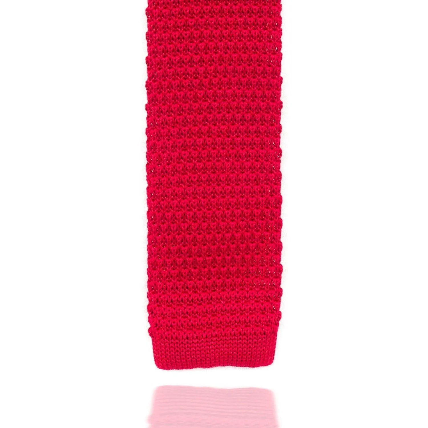 Red Knitted Tie