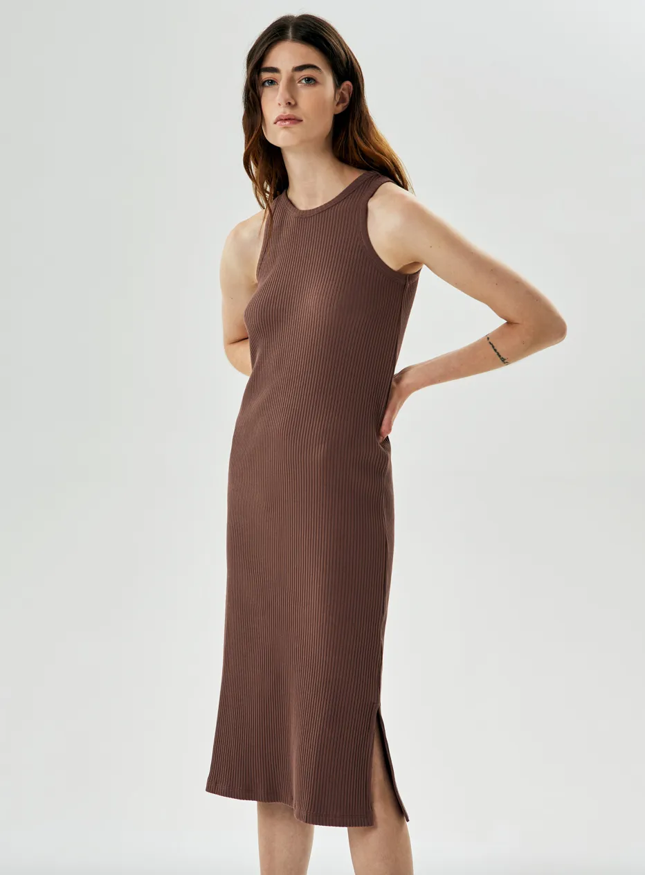 rip dress - fenn - mocca