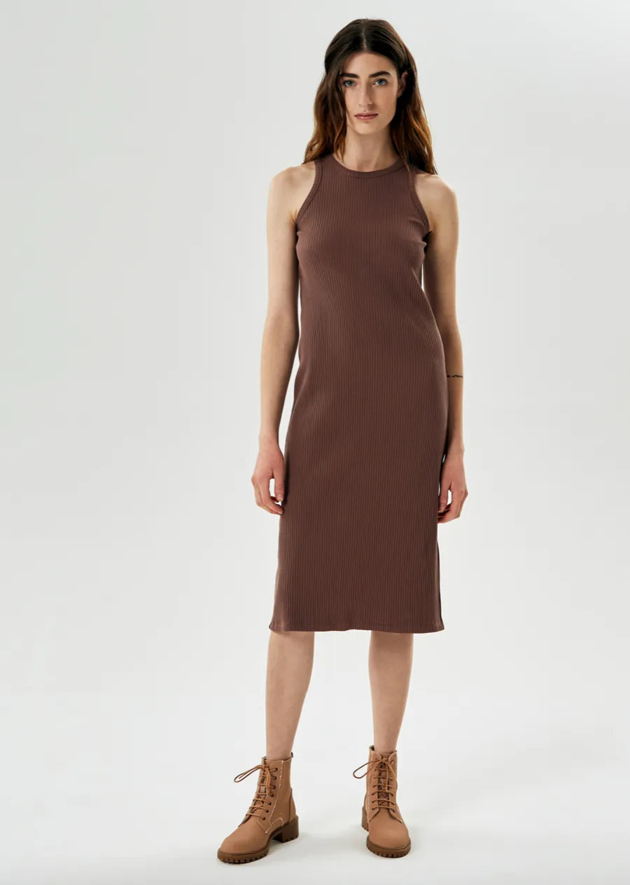 rip dress - fenn - mocca