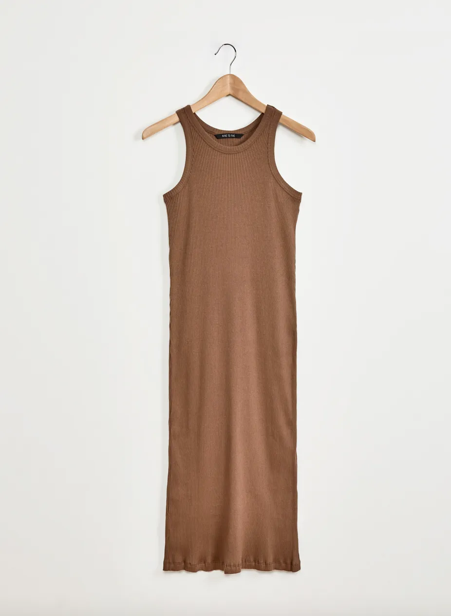 rip dress - fenn - mocca