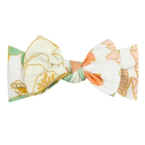 Rose Knit Headband Bow