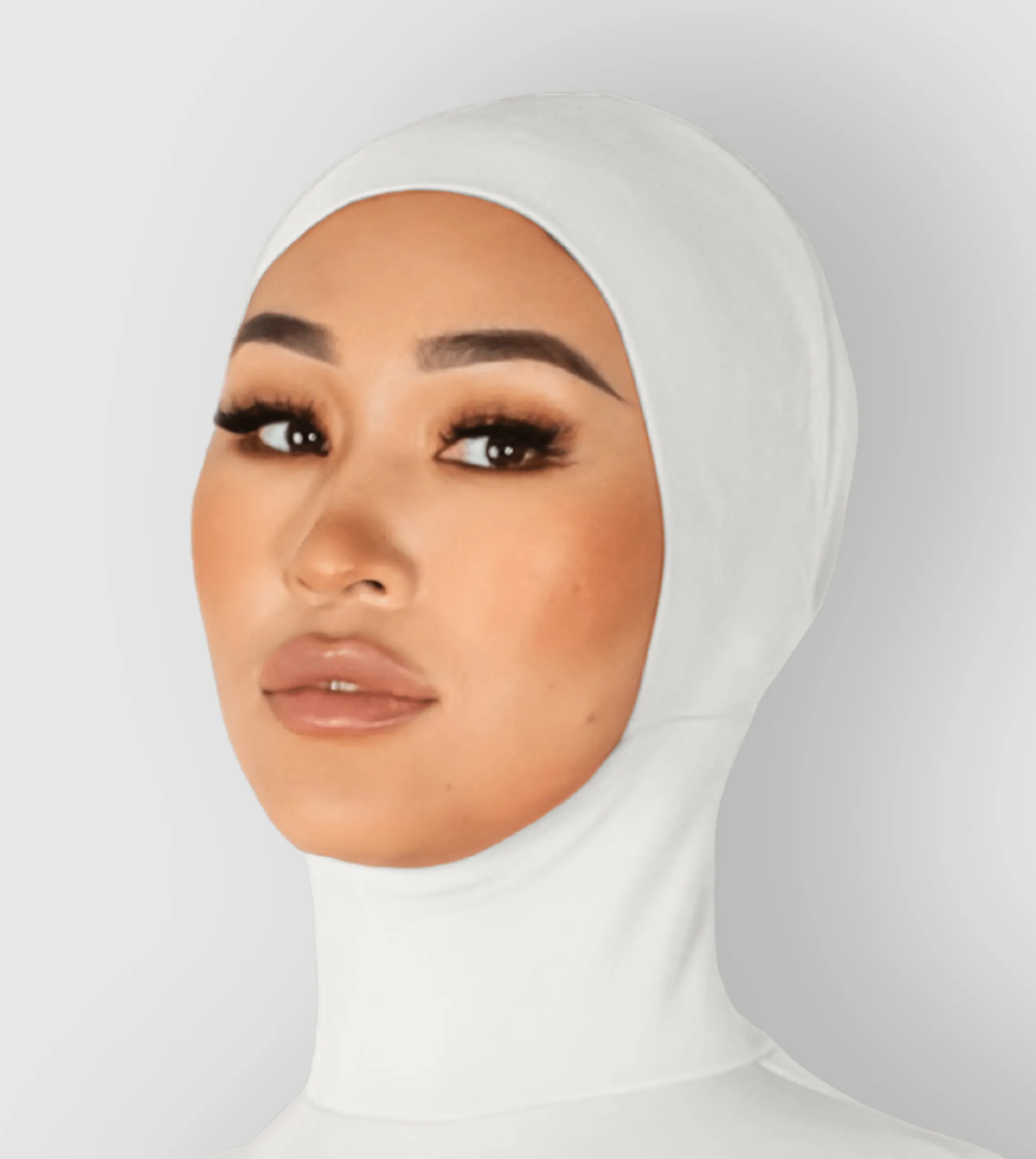 RUUQ Bodysuit Sleeveless with Hijab Cap - Ivory
