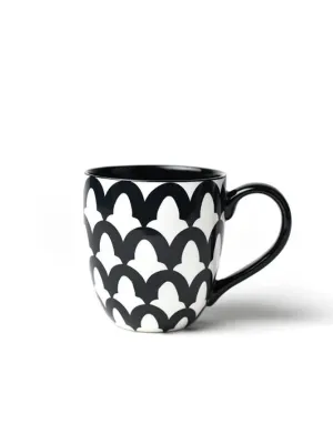 Samantha & Chandler Wedding Registry - Black Arabesque Mug by Coton Colors