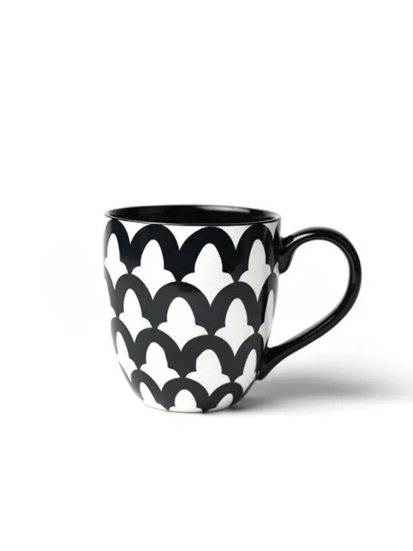 Samantha & Chandler Wedding Registry - Black Arabesque Mug by Coton Colors