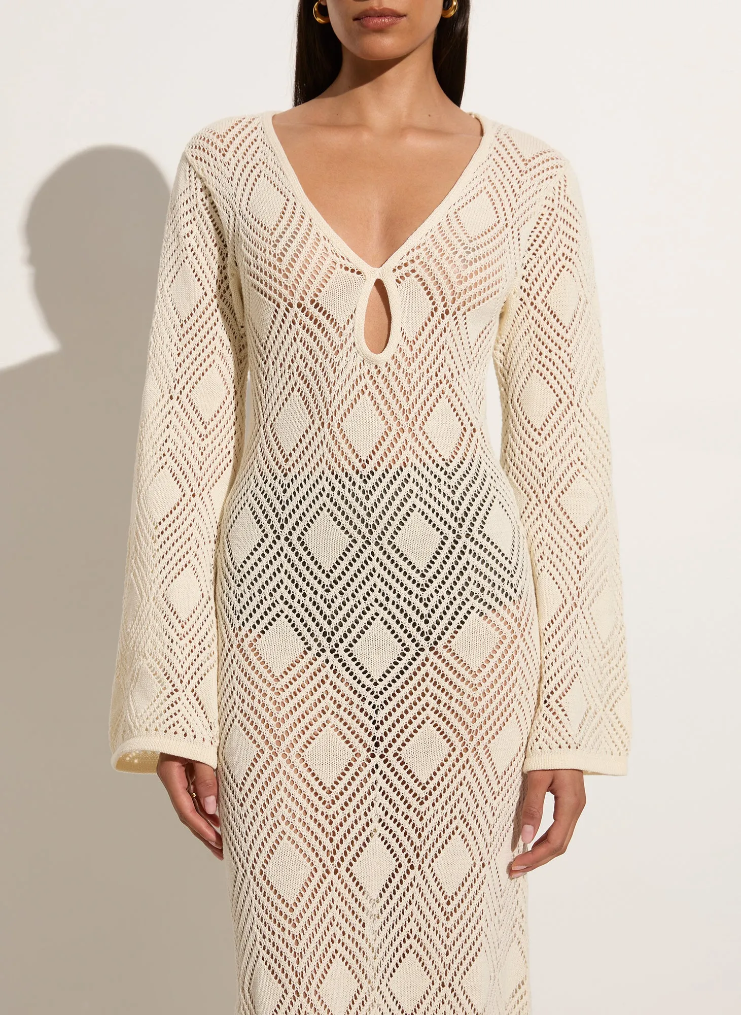 Serena Pointelle Knit Dress