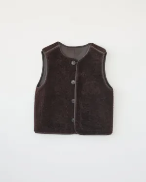 Shearling vest