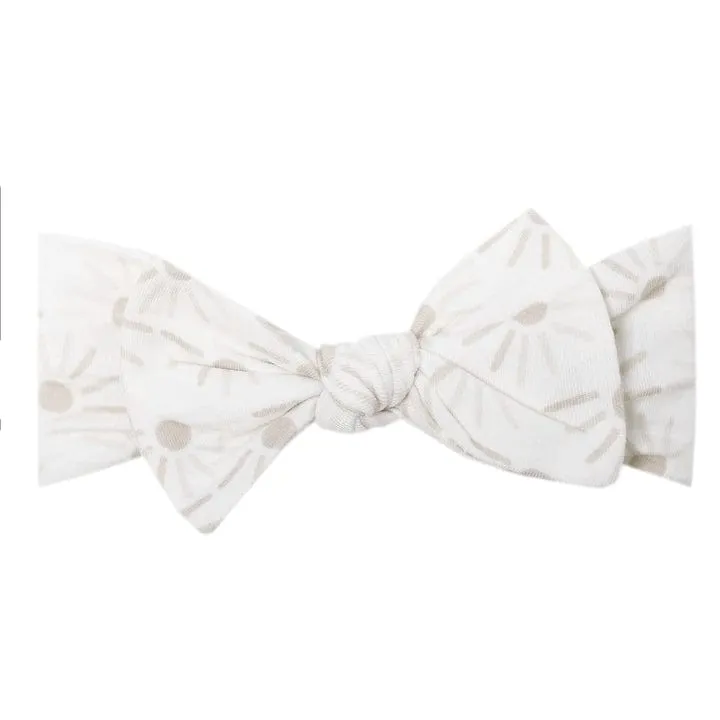 Shine Knit Headband Bow