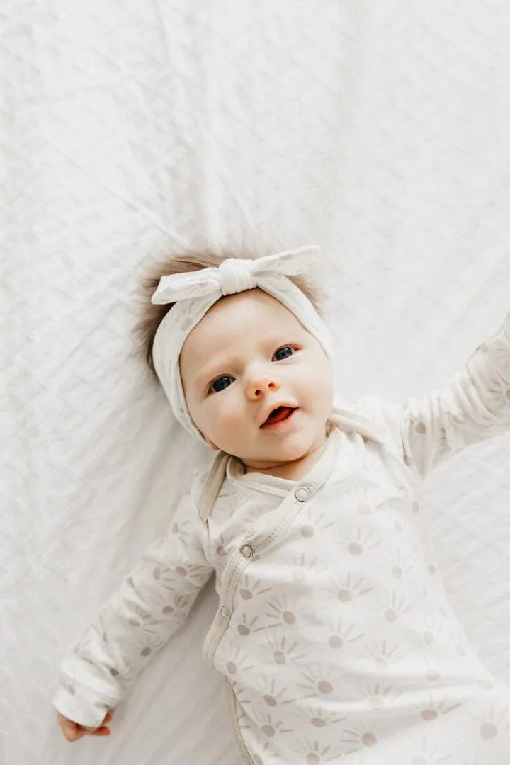 Shine Knit Headband Bow