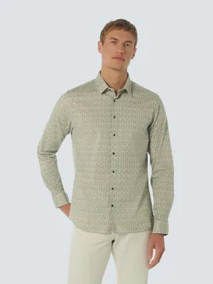 Shirt Stretch Allover Printed | Offwhite