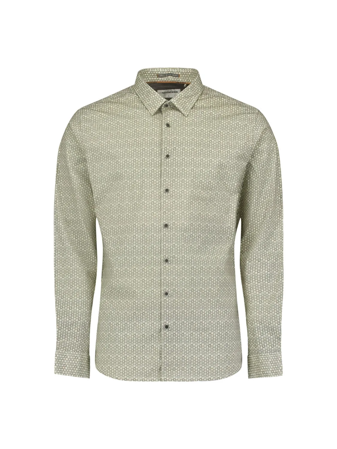 Shirt Stretch Allover Printed | Offwhite
