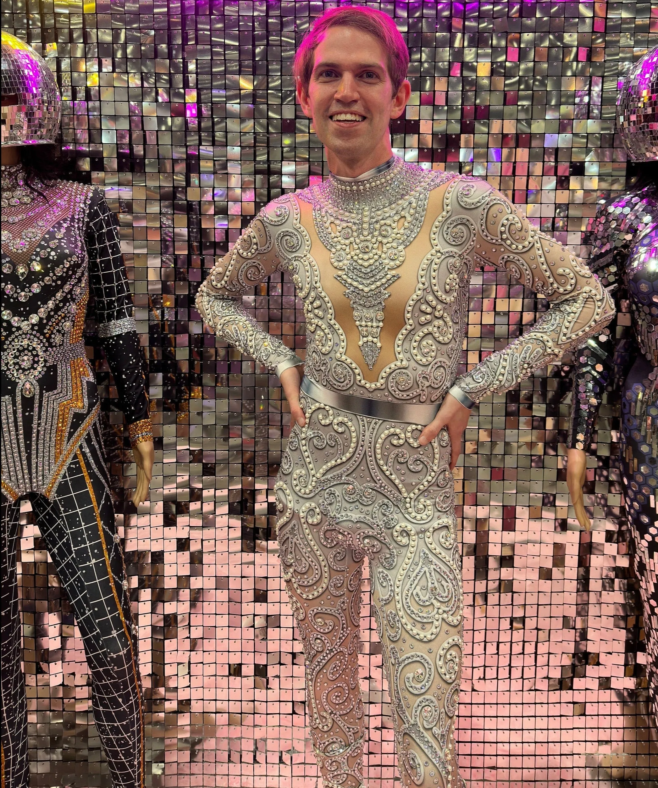 Silver Spark Bodysuit w3052