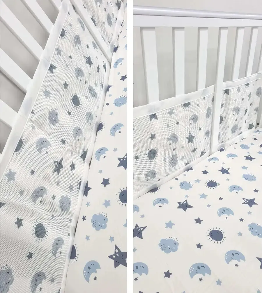 Sleep Tight Breathable Mesh Cot Bumper