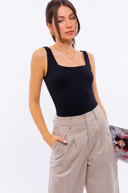 Softest Ever Square Neck Tank Bodysuit