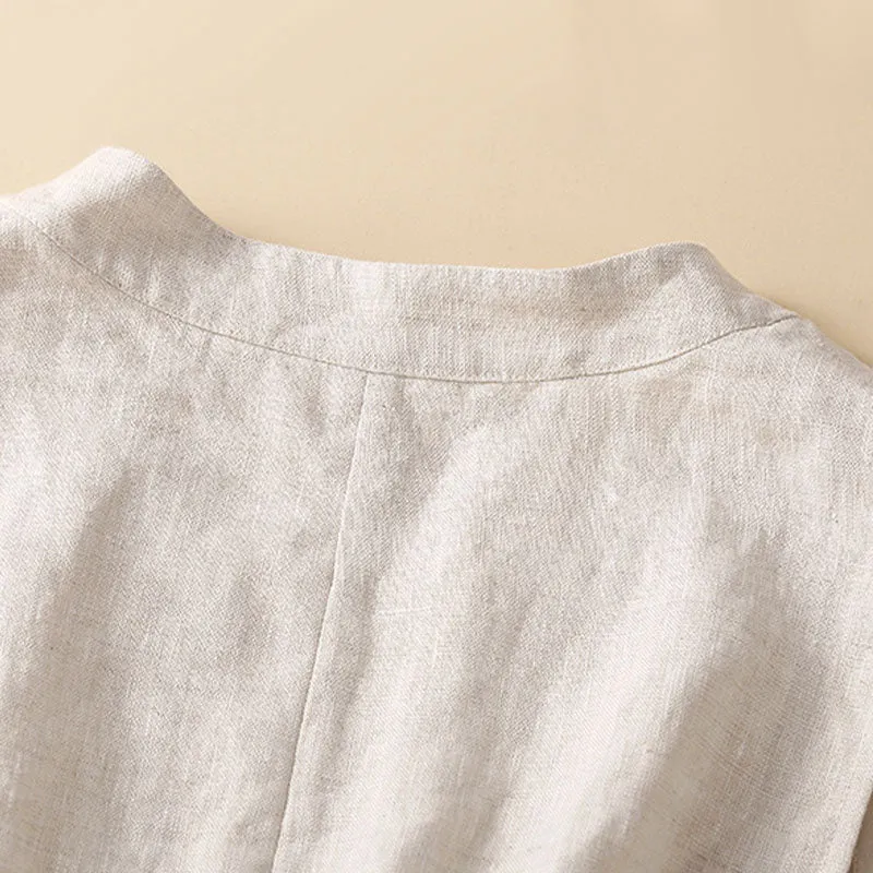 Solid Color Loose Breathable Button Front Vest