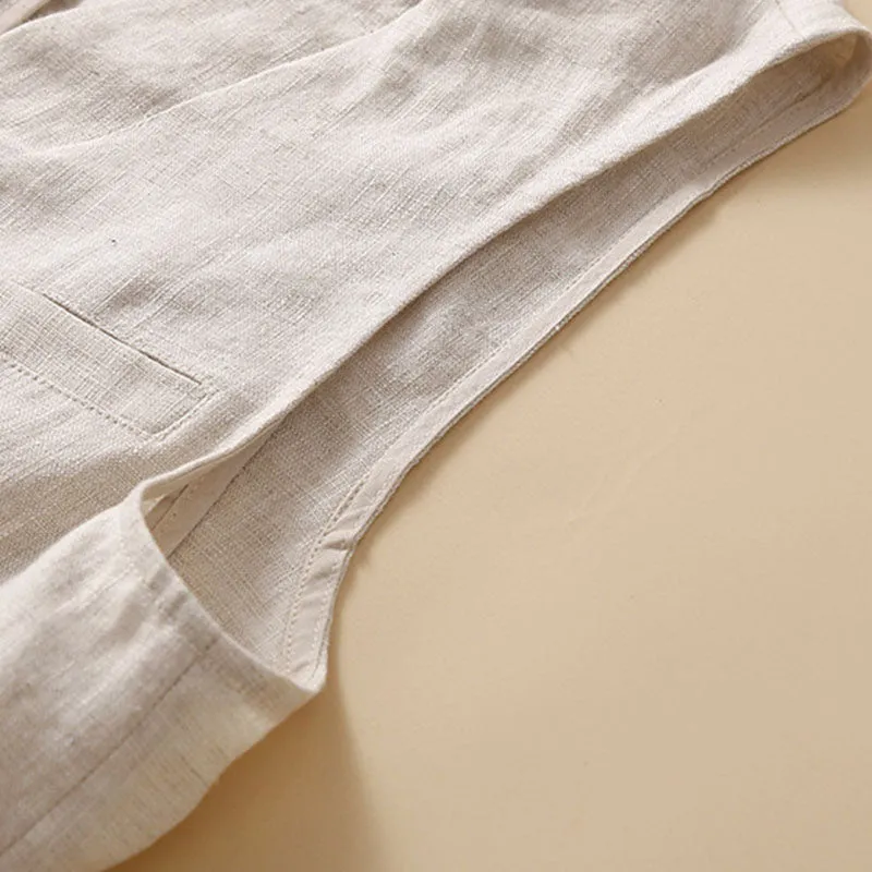 Solid Color Loose Breathable Button Front Vest