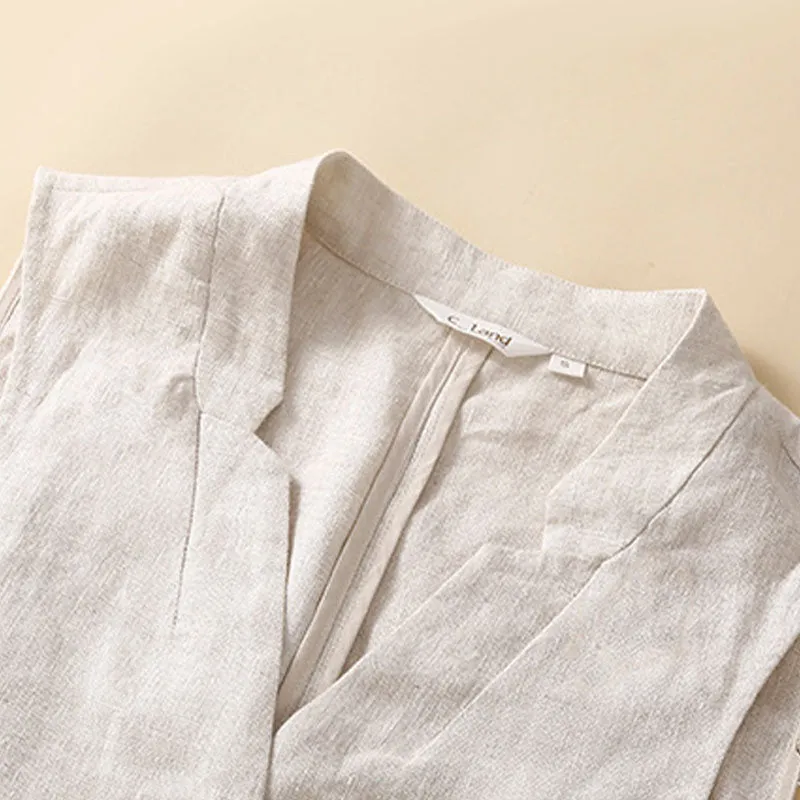 Solid Color Loose Breathable Button Front Vest