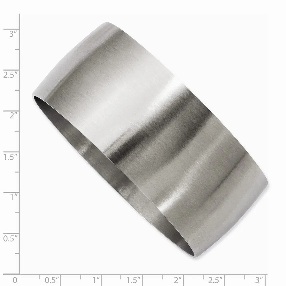 Stainless Steel Brushed Bangle