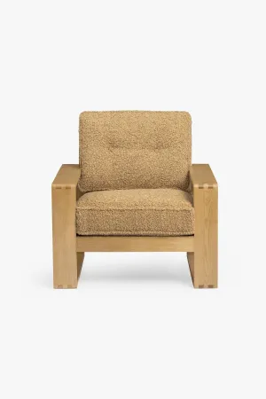 Stretton Lounge Chair - Light Brown
