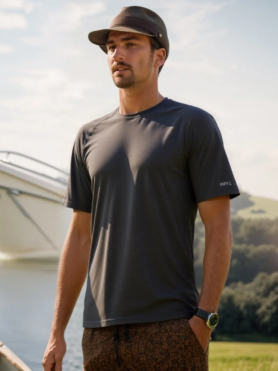 Summer Thin Ice Silk Breathable Cooling T-Shirt