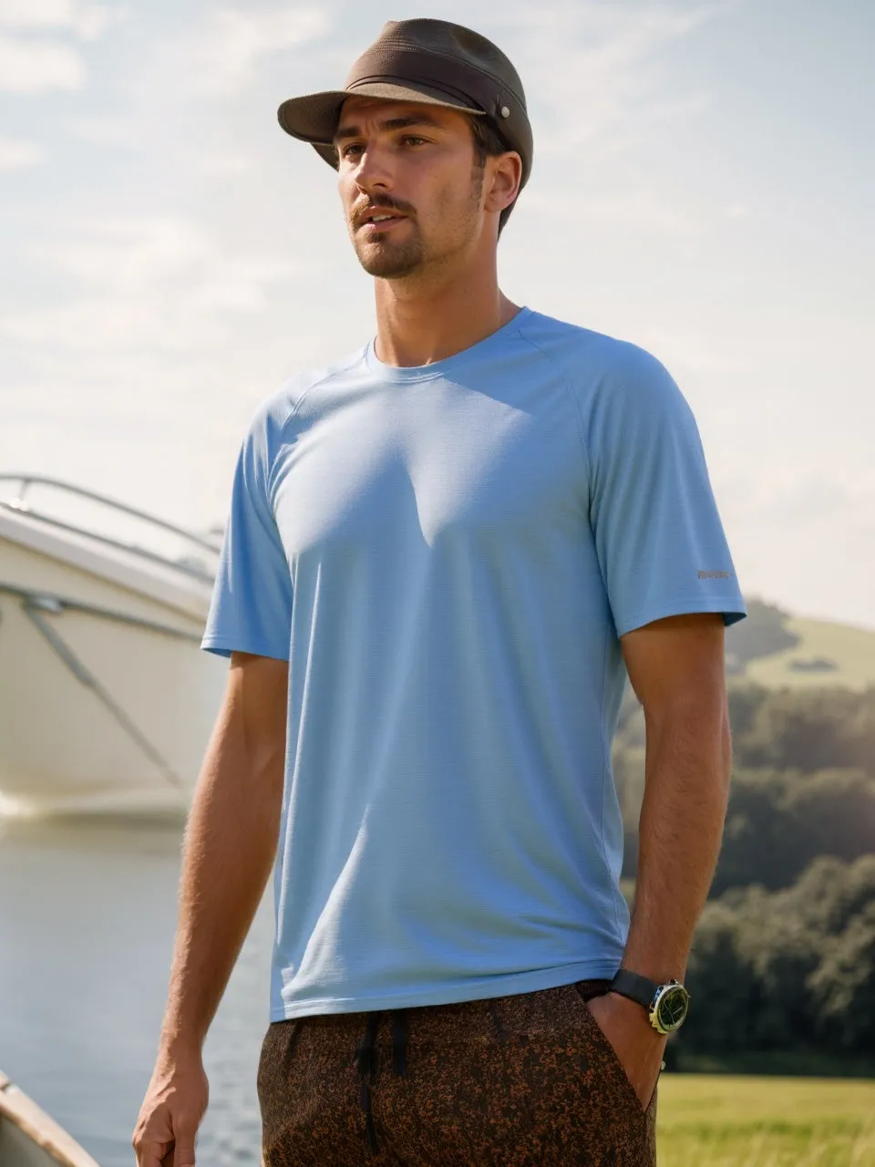 Summer Thin Ice Silk Breathable Cooling T-Shirt