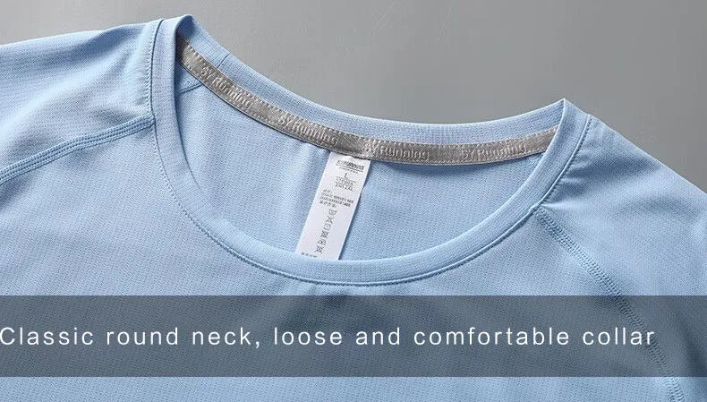 Summer Thin Ice Silk Breathable Cooling T-Shirt