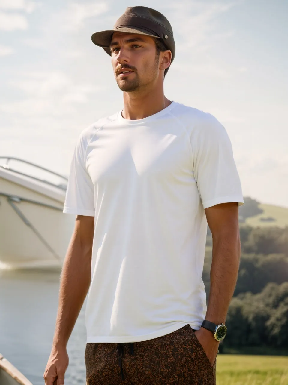 Summer Thin Ice Silk Breathable Cooling T-Shirt