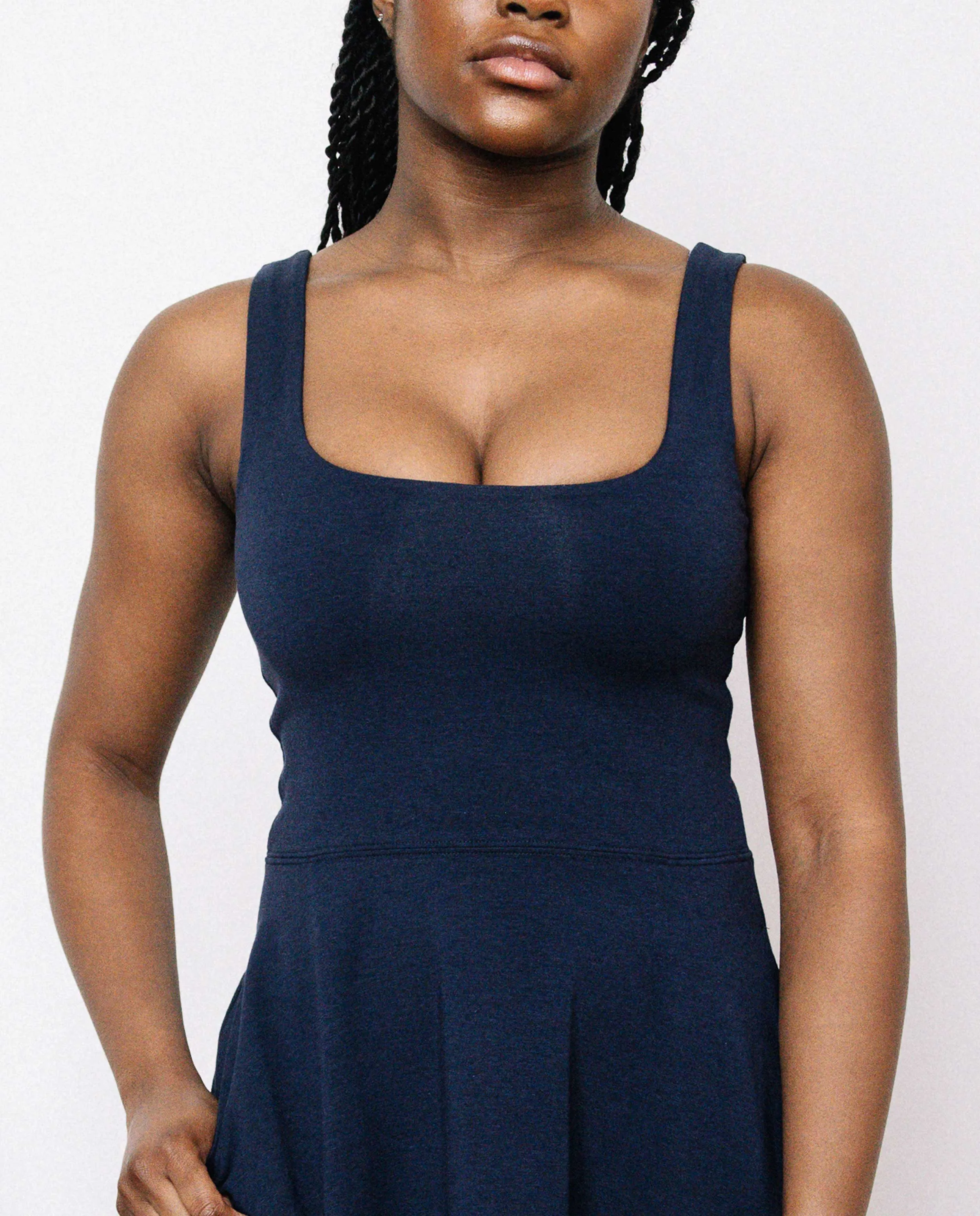 The Squareneck Tank Dress