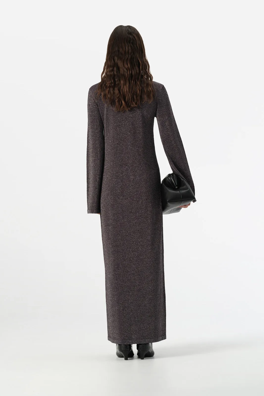 Thelma Knit Dress Midnight Lurex