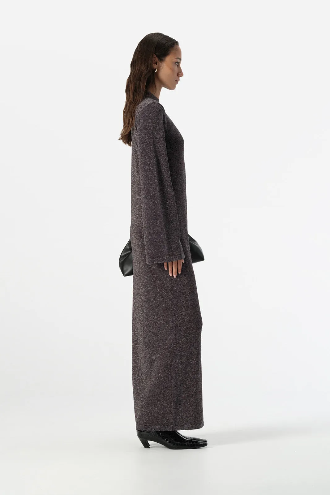 Thelma Knit Dress Midnight Lurex