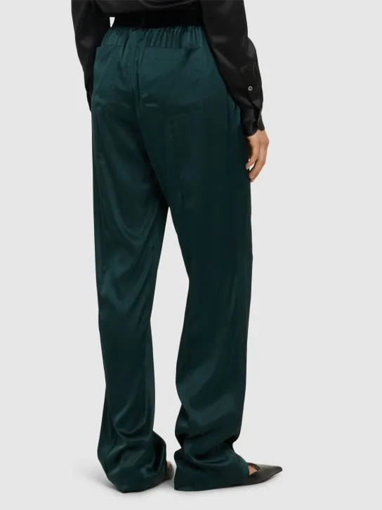 Tom Ford   Stretch silk satin straight pants 